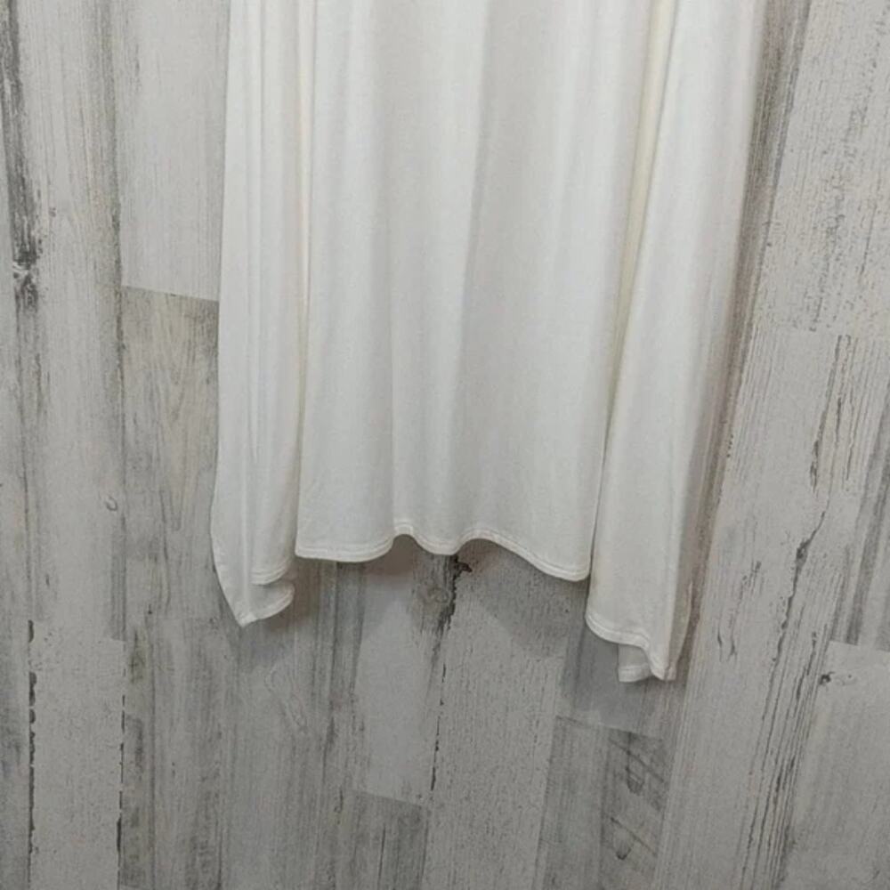 J MODE White Black Floral Cold Shoulder Dress or Swim Cover Plus Size 2X NEW - Picture 6 of 10